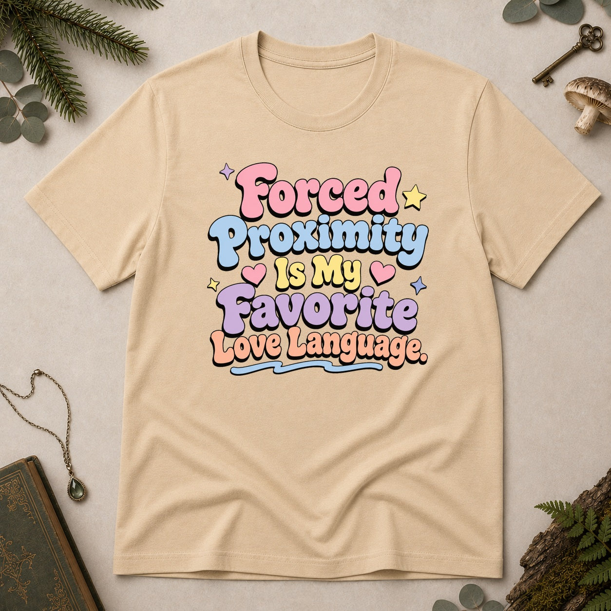 Forced Proximity T-Shirt - Sand