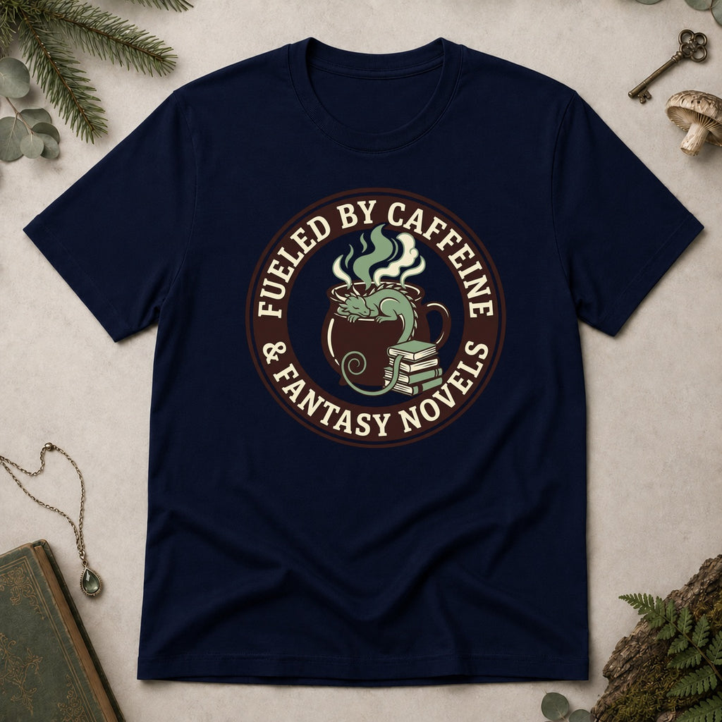 Fueled by Caffeine T-Shirt - Navy