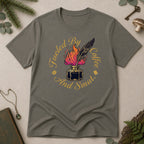 Fueled by Coffee and Smut T-Shirt - Charcoal