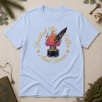 Fueled by Coffee and Smut T-Shirt - Light Blue