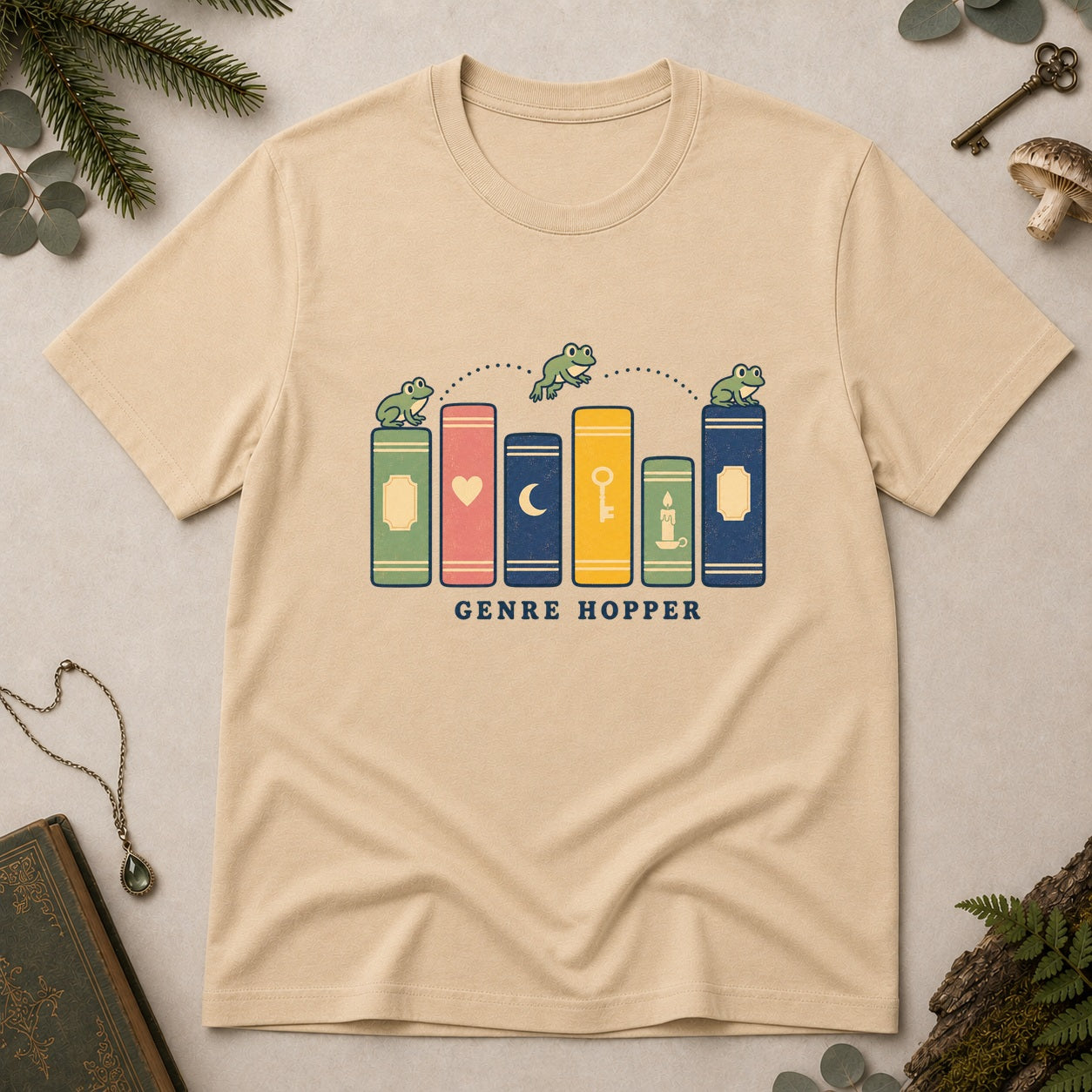 Genre Hopper T-Shirt - Sand