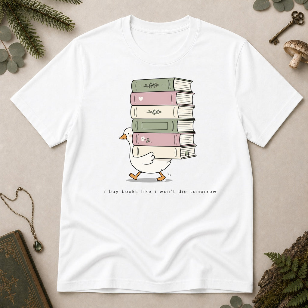 Goose Books T-Shirt - White