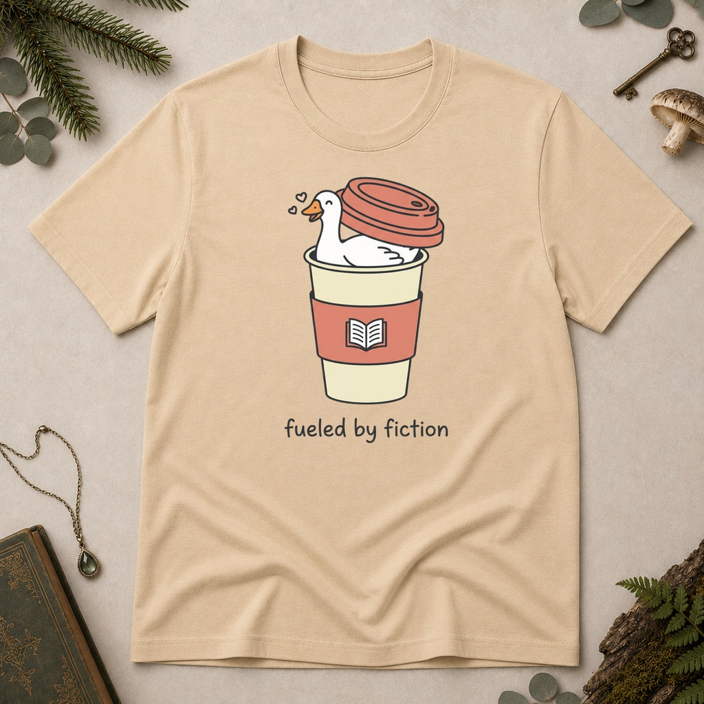 Goose Fuelled by Fiction T-Shirt - Sand
