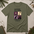 Gothic Fiction Starter Pack T-Shirt - Military Green