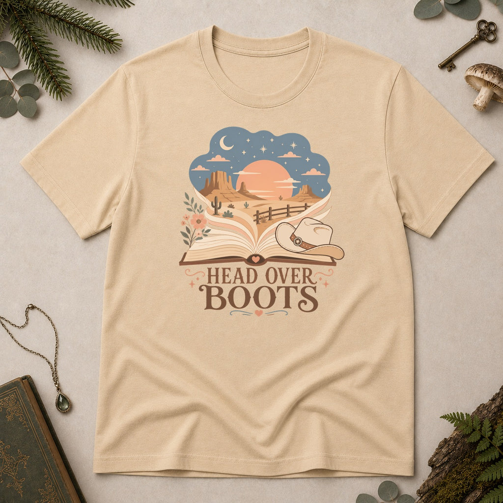 Head Over Boots T-Shirt - Sand