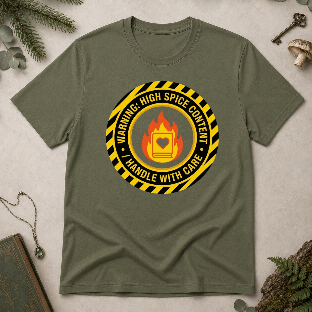 High Spice Content T-Shirt - Military Green