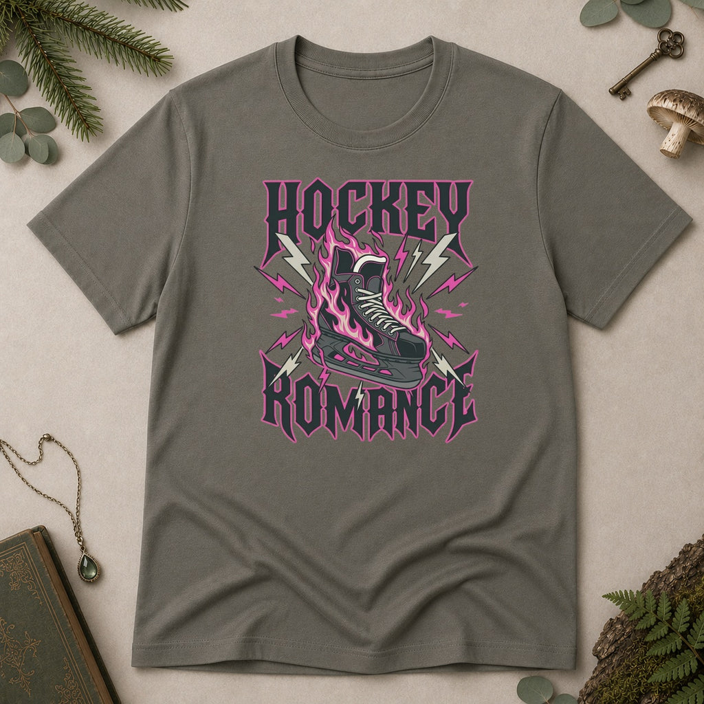 Hockey Romance T-Shirt - Charcoal