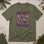 Hockey Romance T-Shirt - Military Green