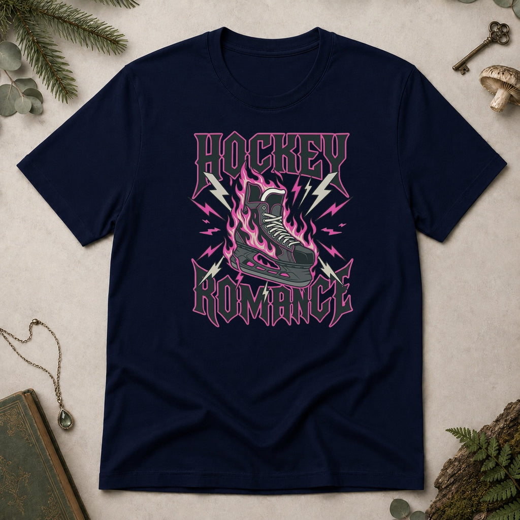 Hockey Romance T-Shirt - Navy