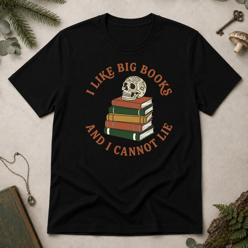 I Like Big Books T-Shirt - Black