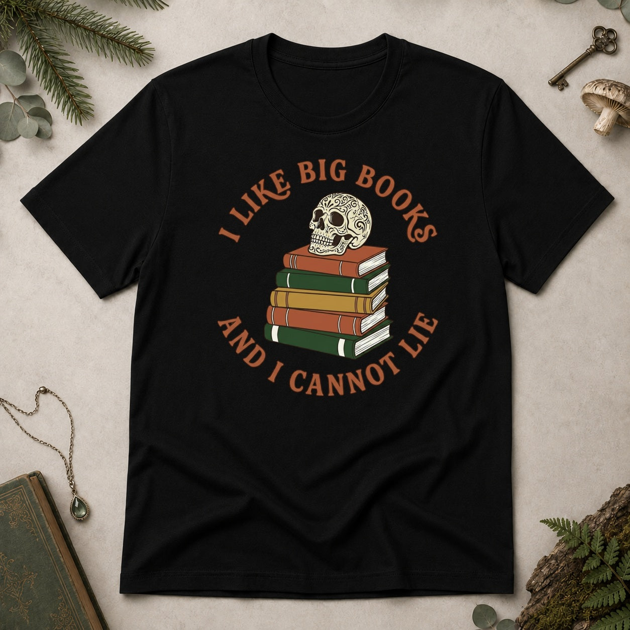 I Like Big Books T-Shirt - Black