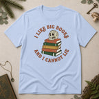 I Like Big Books T-Shirt - Light Blue