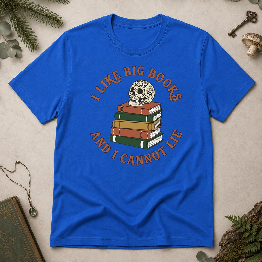 I Like Big Books T-Shirt - Royal