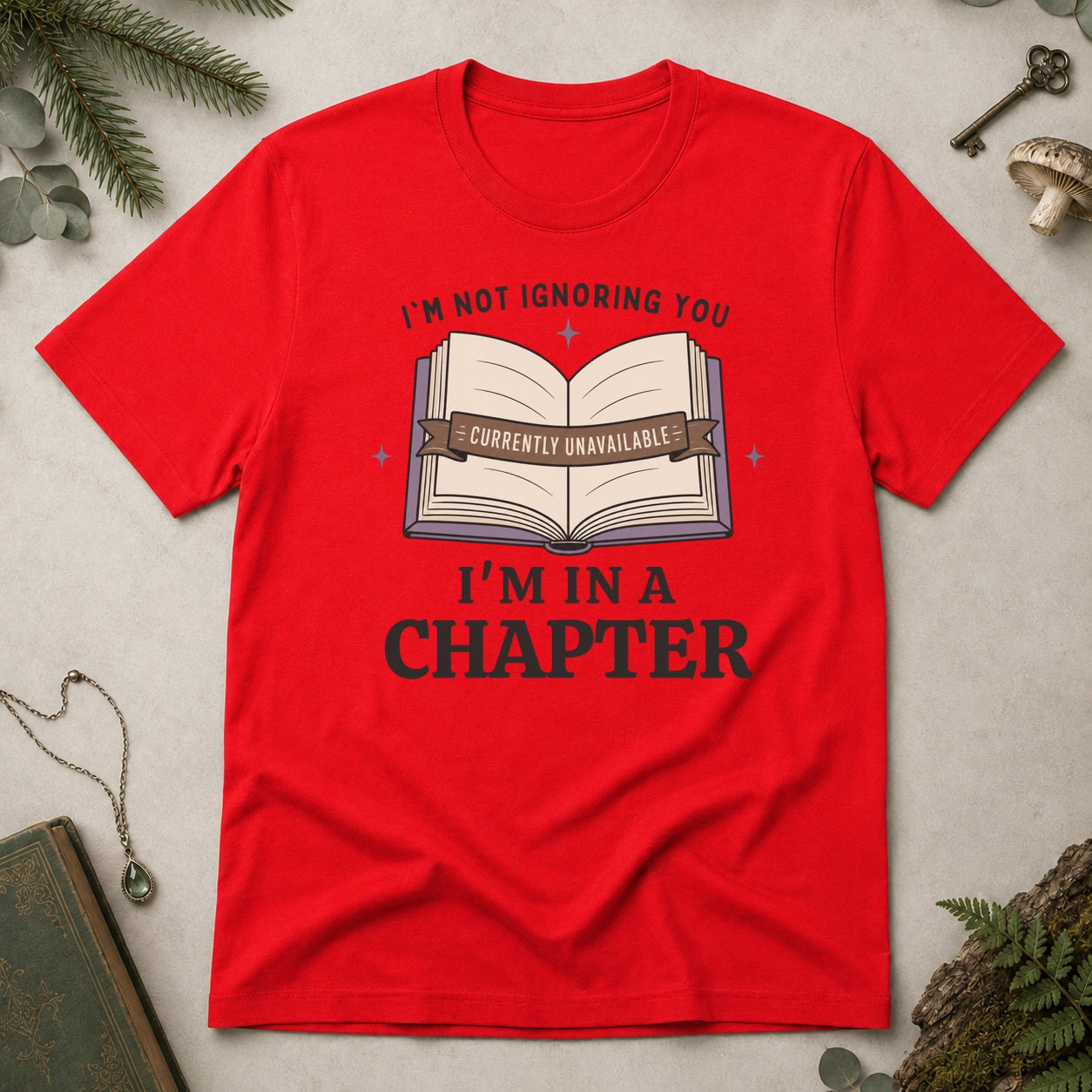 In a Chapter T-Shirt - Red