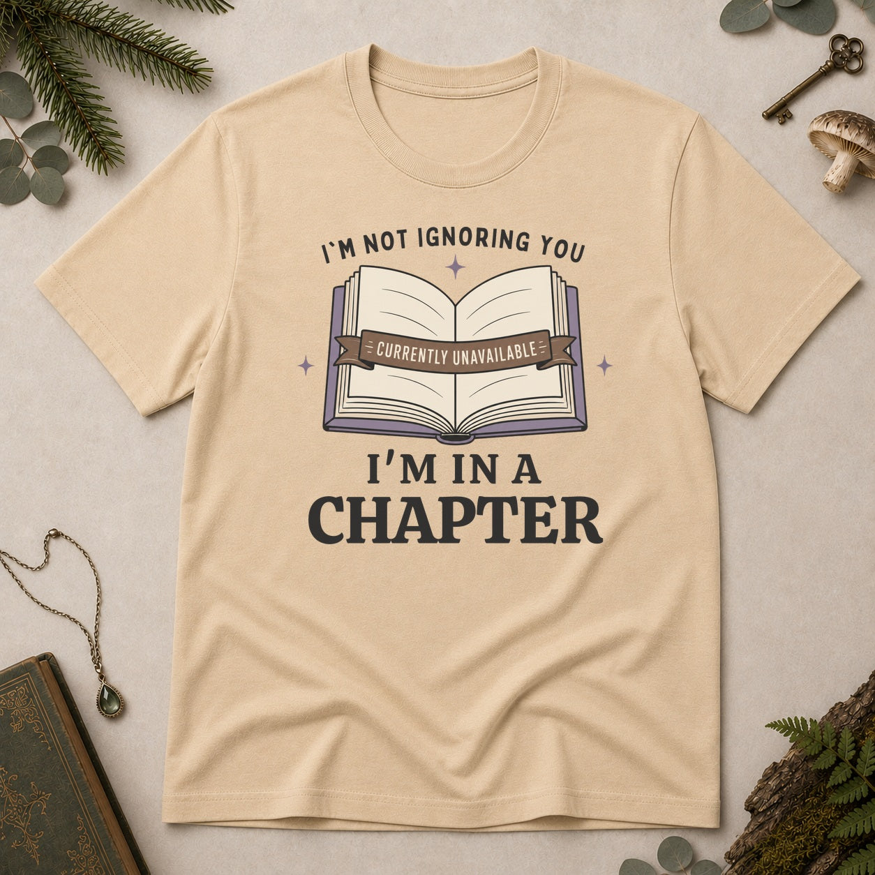 In a Chapter T-Shirt - Sand