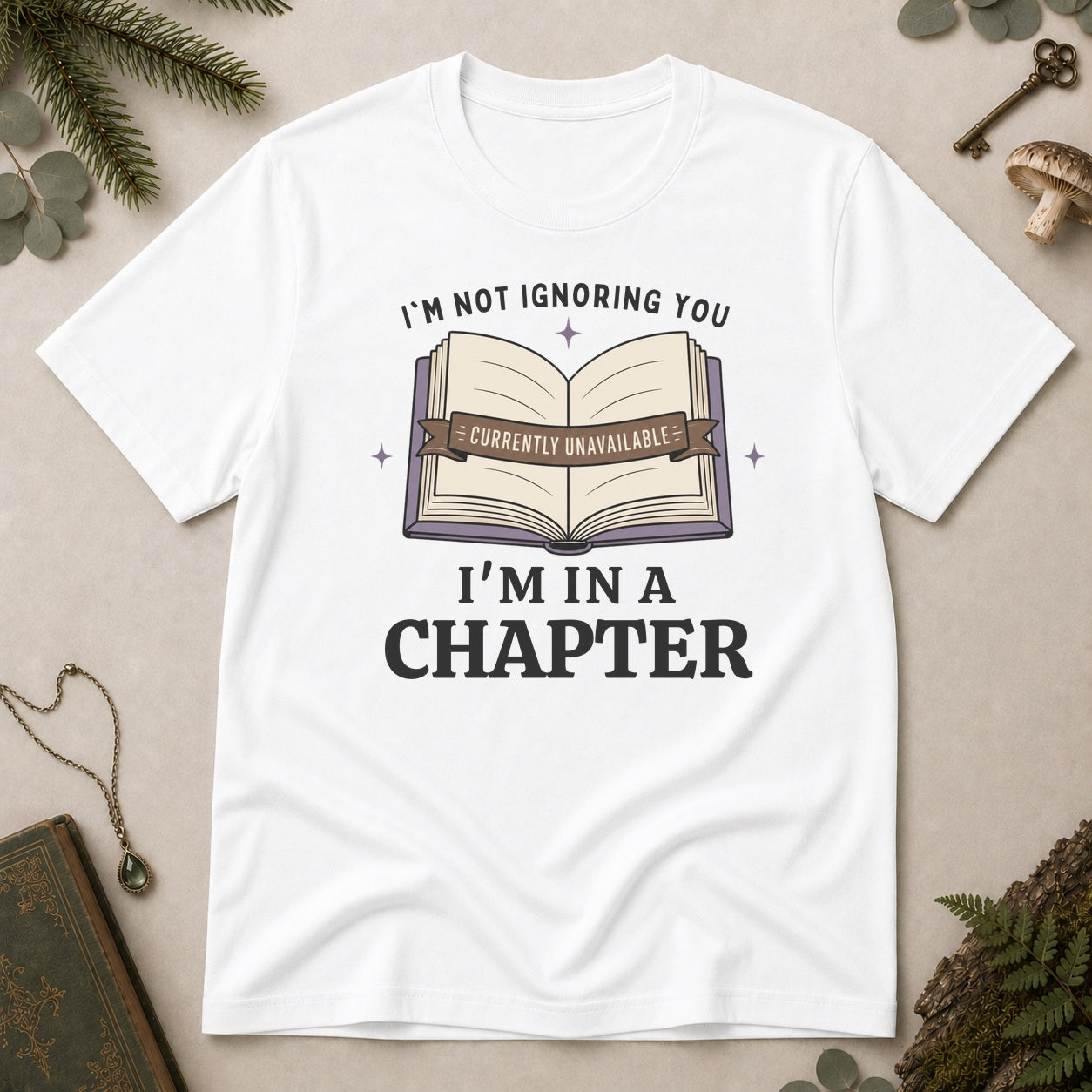 In a Chapter T-Shirt - White