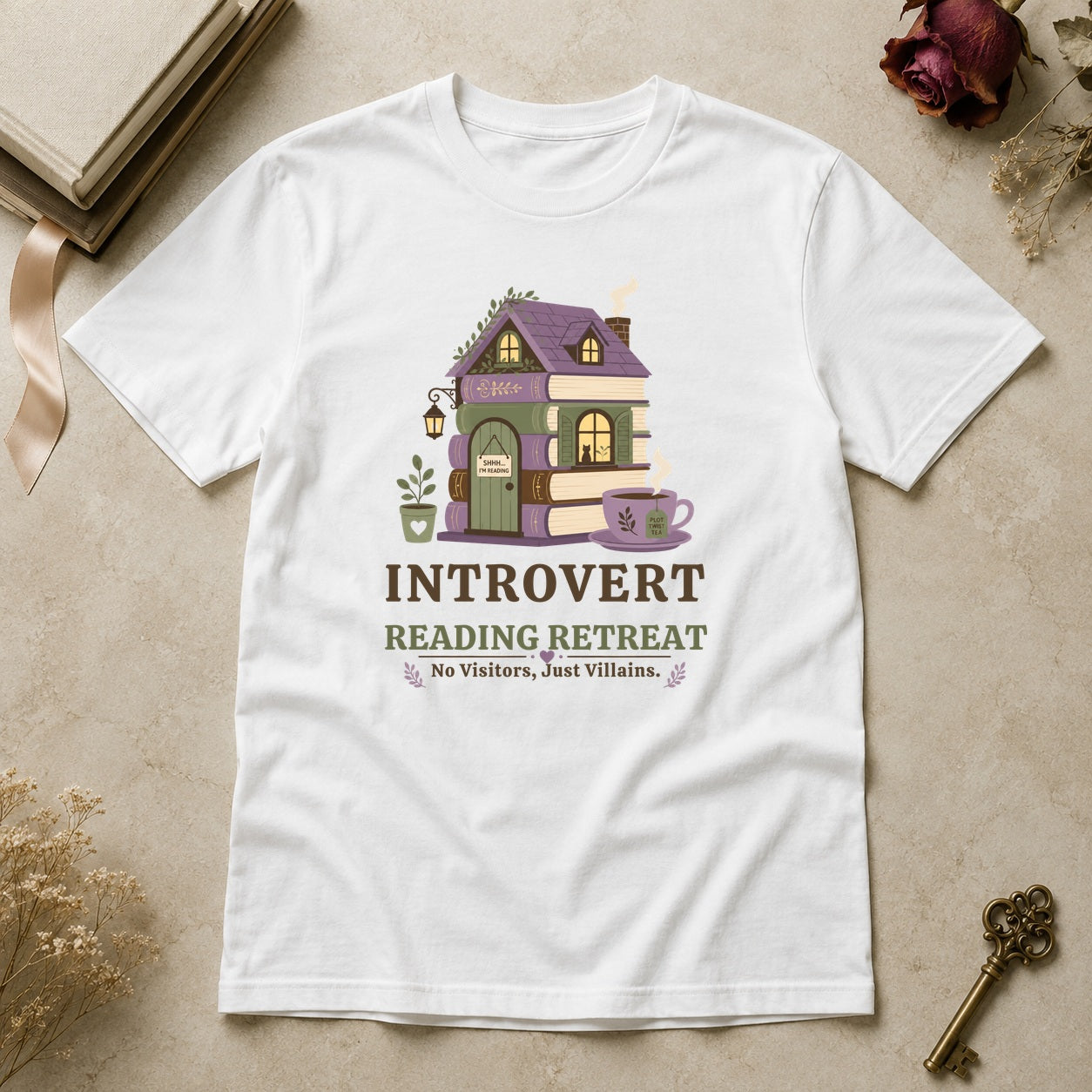 Introvert Reading Retreat T-Shirt