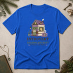 Introvert Reading Retreat T-Shirt - Royal