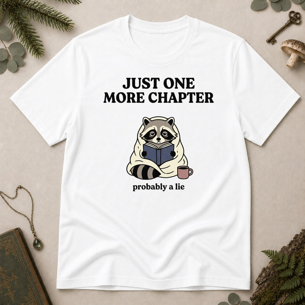 Just One More Chapter T-Shirt - White