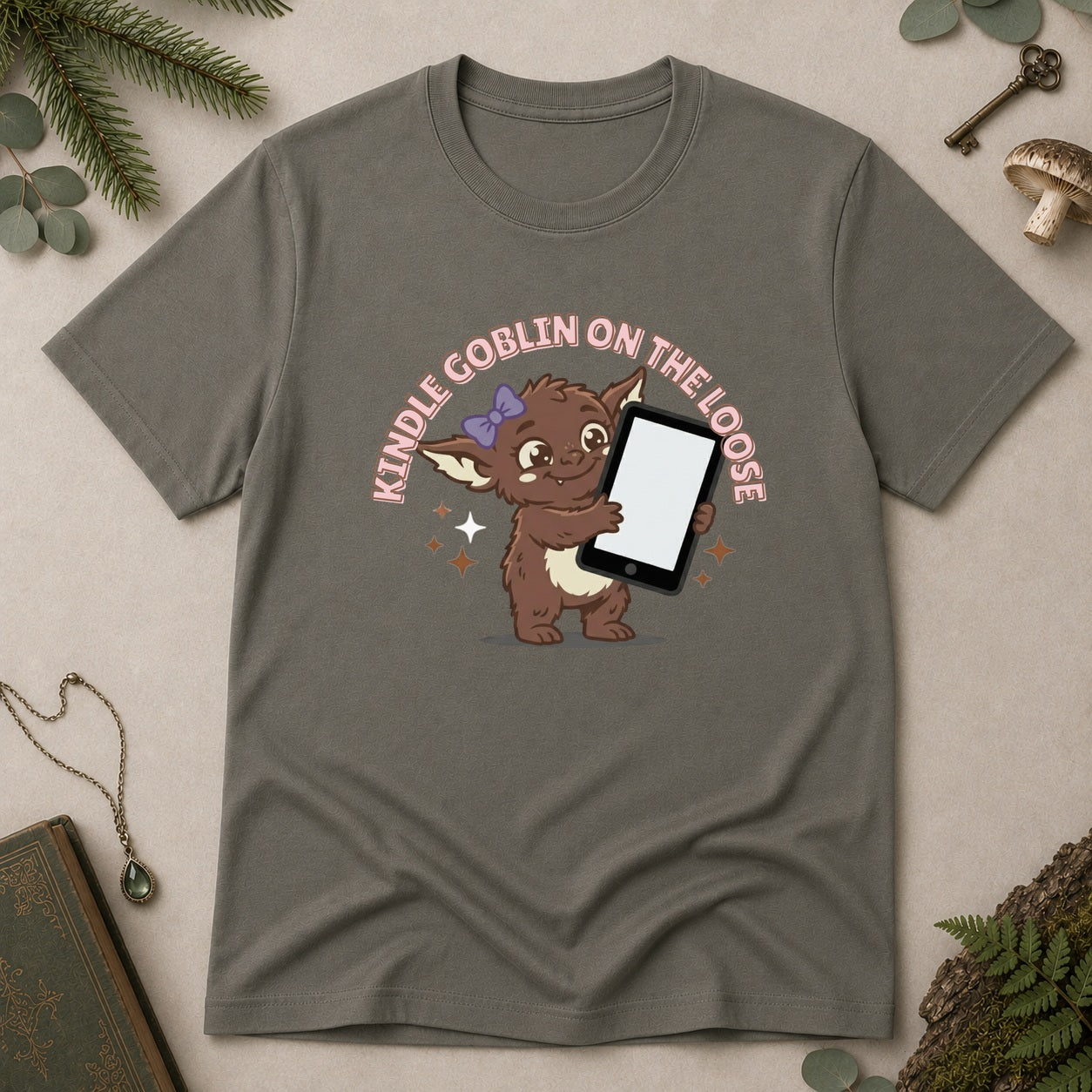 Kindle Goblin T-Shirt - Charcoal
