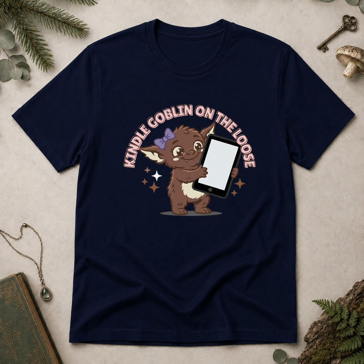 Kindle Goblin T-Shirt - Navy