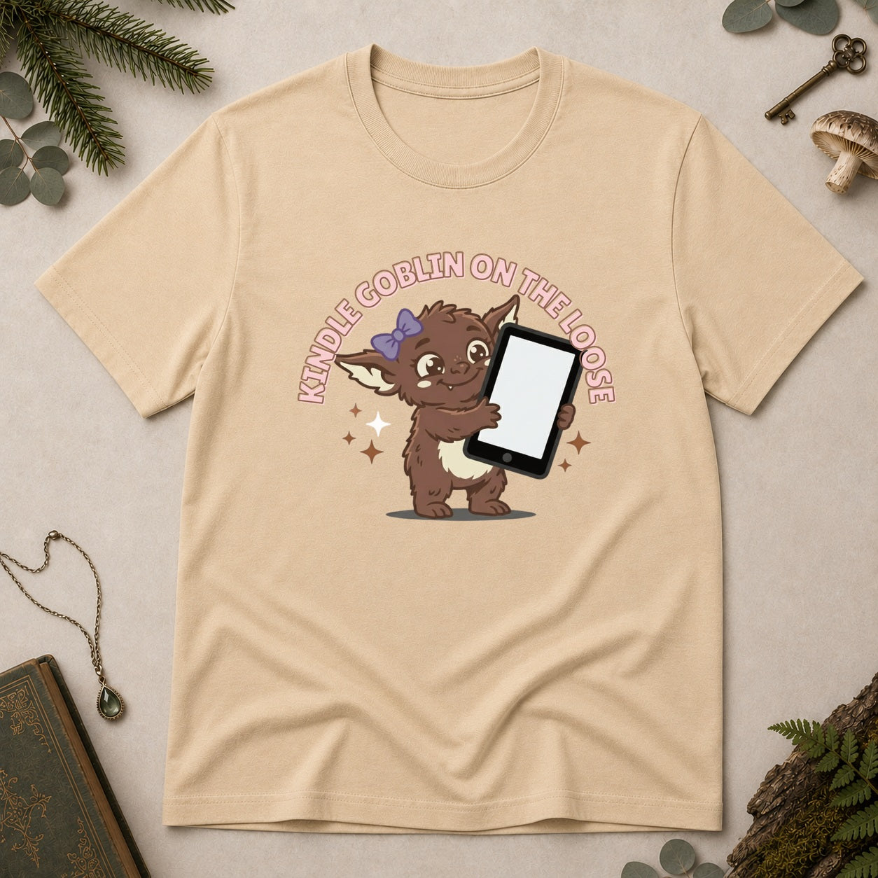 Kindle Goblin T-Shirt - Sand
