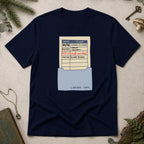 Library Card T-Shirt - Navy