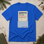 Library Card T-Shirt - Royal