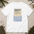 Library Card T-Shirt - White