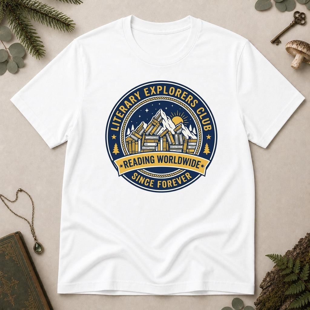 Literary Explorers T-Shirt - White