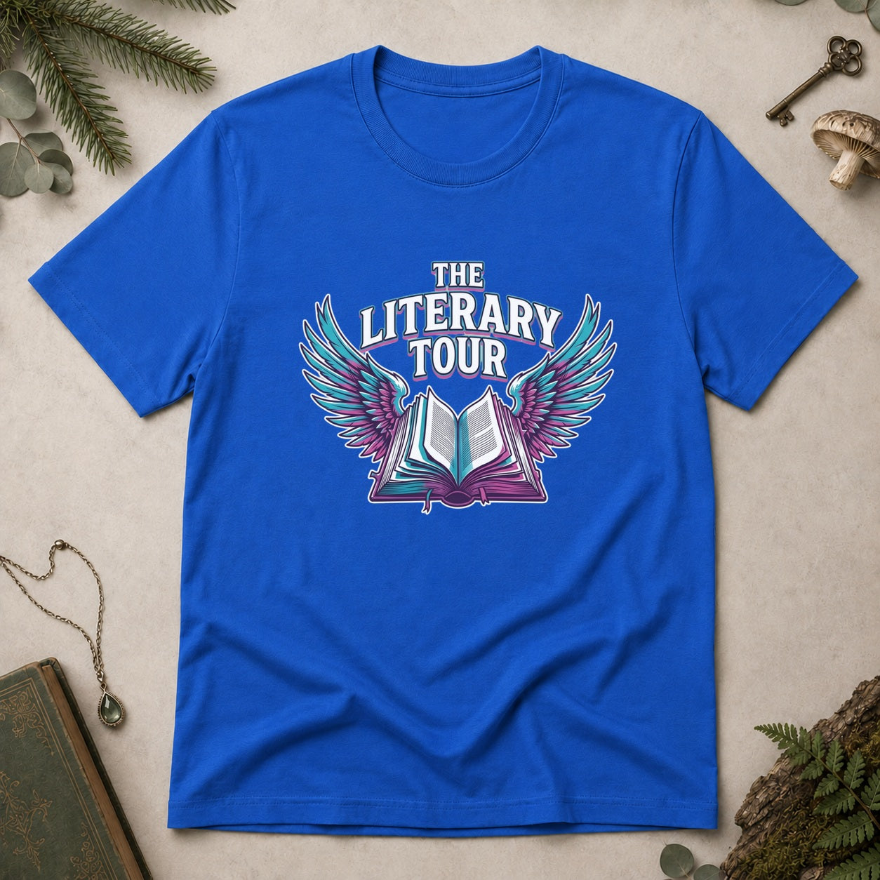 Literary Tour T-Shirt - Royal
