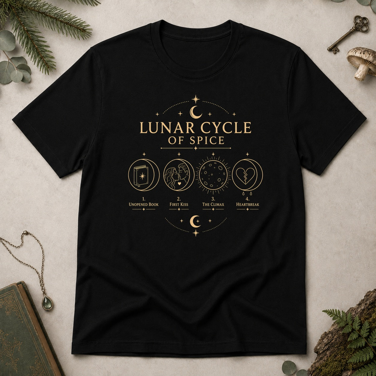 Lunar Cycle of Spice T-Shirt - Black