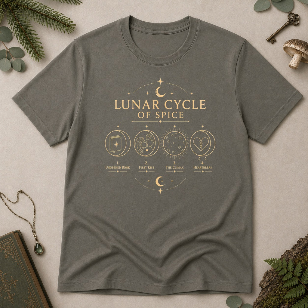 Lunar Cycle of Spice T-Shirt - Charcoal