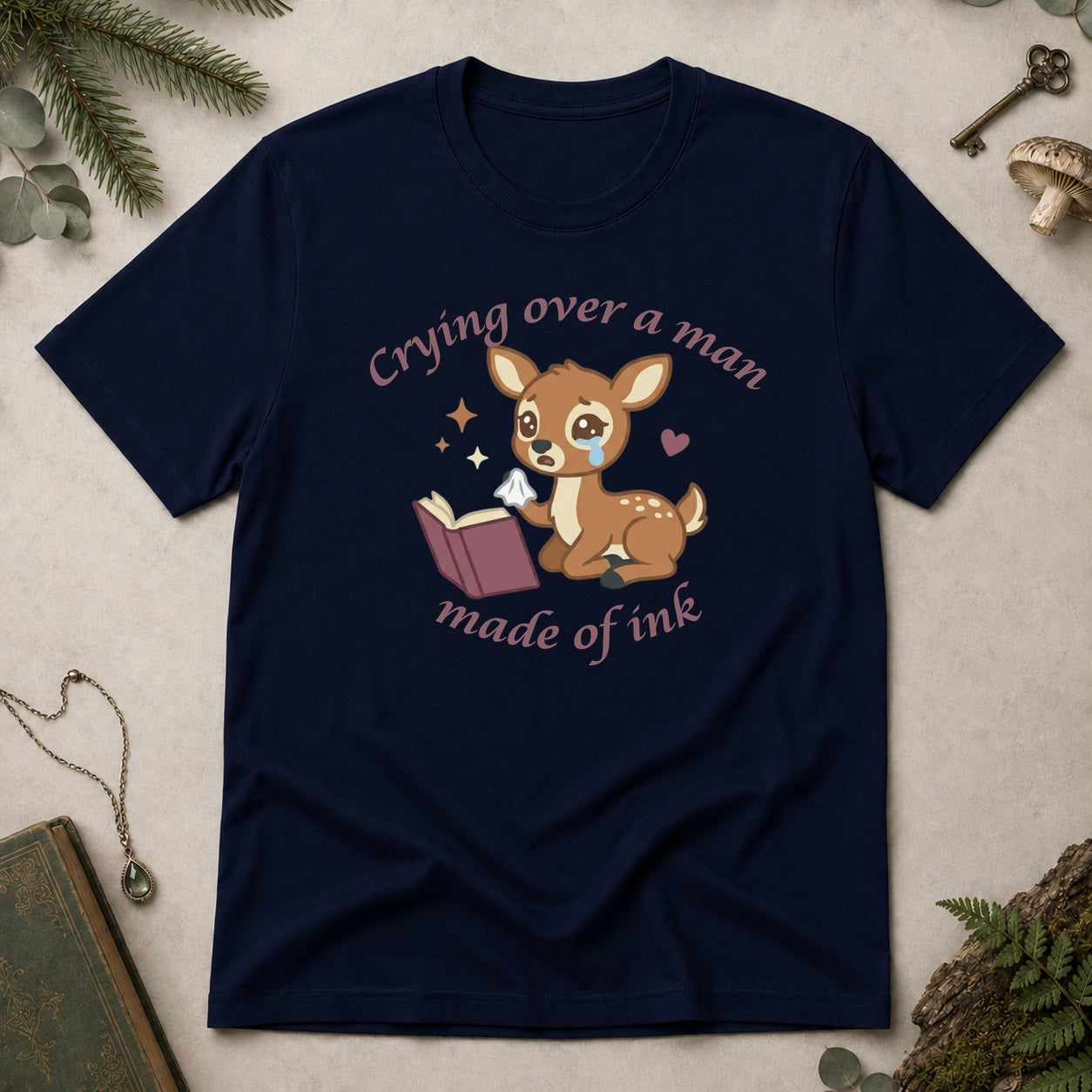Man Made of Ink T-Shirt - Navy