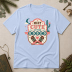 Meet Cute at the Rodeo T-Shirt - Light Blue