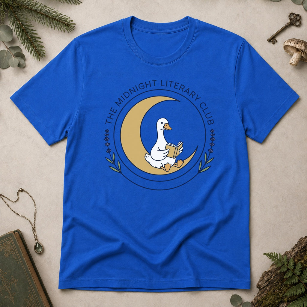 Midnight Literary Club T-Shirt - Royal