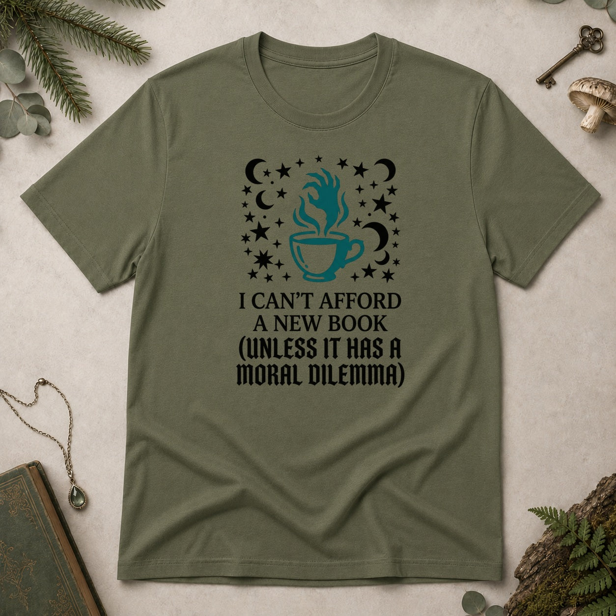 Moral Dilemma T-Shirt - Military Green