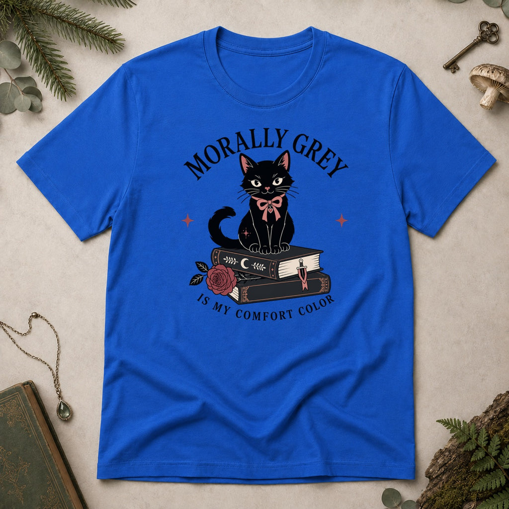 Morally Grey T-Shirt - Royal