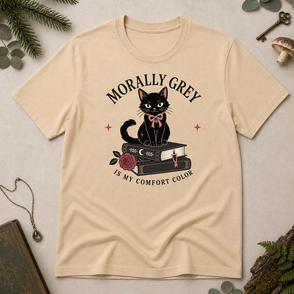 Morally Grey T-Shirt - Sand