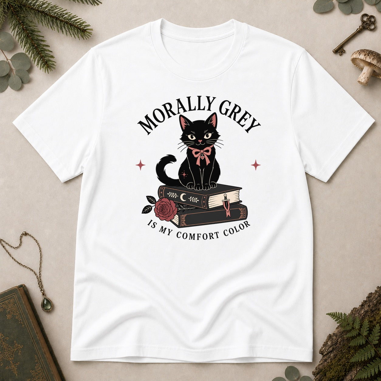 Morally Grey T-Shirt - White