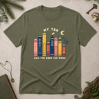 My TBR Has Its Own Zip Code T-Shirt - Military Green