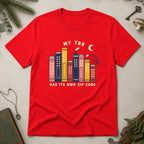 My TBR Has Its Own Zip Code T-Shirt - Red