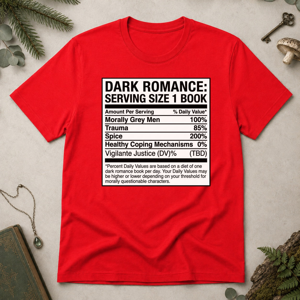 Nutrition T-Shirt - Red