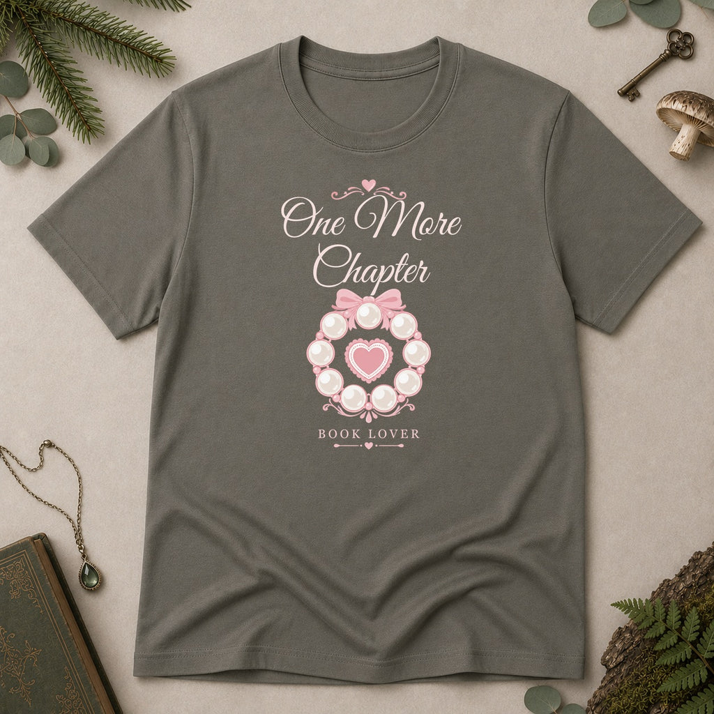One More Chapter T-Shirt - Charcoal