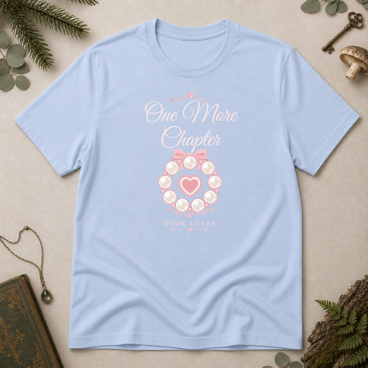 One More Chapter T-Shirt - Light Blue