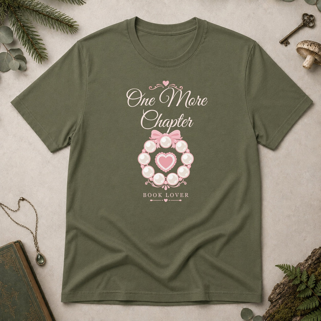 One More Chapter T-Shirt - Military Green