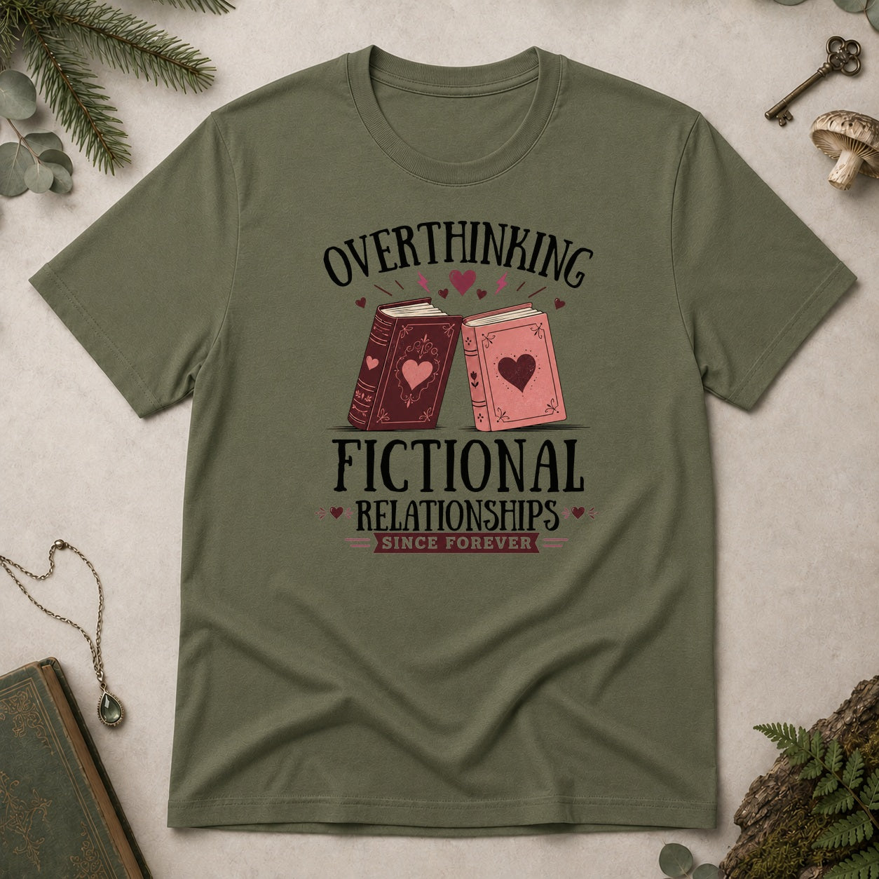Overthinking T-Shirt - Military Green