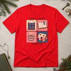 Perfect Reading Weather T-Shirt - Red