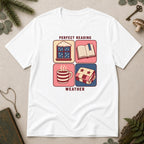 Perfect Reading Weather T-Shirt - White