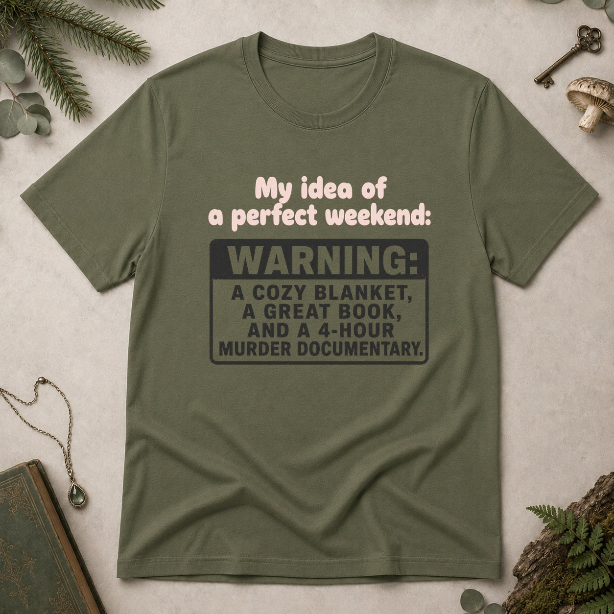 Perfect Weekend T-Shirt - Military Green